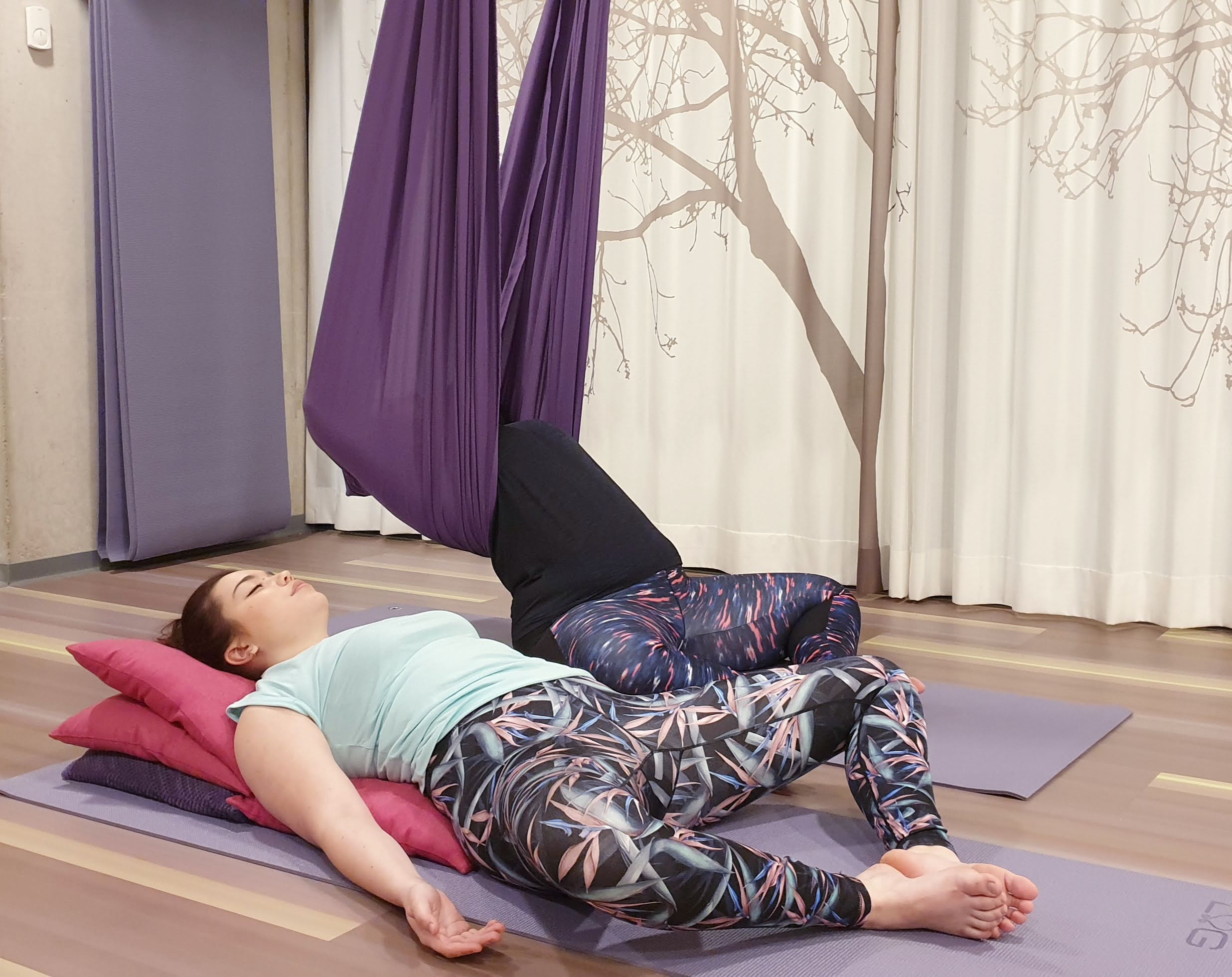 Aerial Yoga stress release